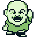 sprite of Benzi with fist in the air